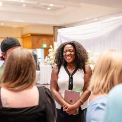 Premier Bride Expo Sept 2025 Exhibitor Talking To Guests